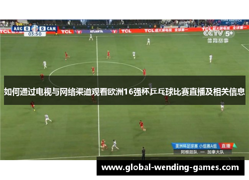 如何通过电视与网络渠道观看欧洲16强杯乒乓球比赛直播及相关信息